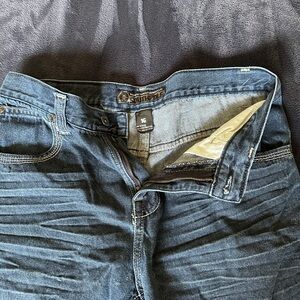 South Pole Men's Dark Blue Relaxed Jeans